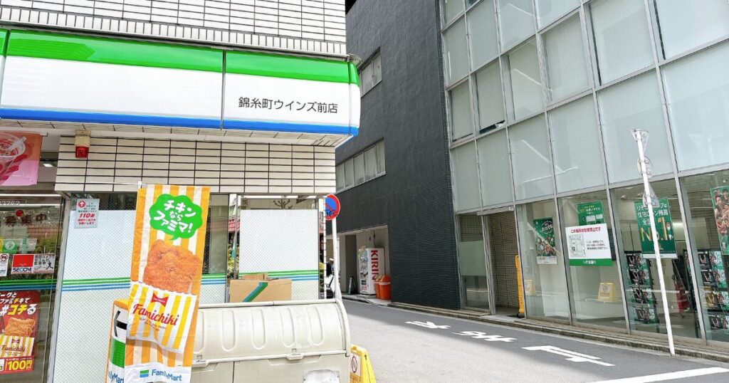 ファミリーマート錦糸町ウインズ前店の実際の写真